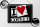 Blechschild Kaffee 40x30cm I love Coffee (Herz)