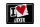 Blechschild Spruch 40x30cm I Love You (Herz)