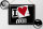 Blechschild Spruch 40x30cm I Love You (Herz)