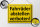 Blechschild Hinweis 40x30cm Fahrräder abstellen verboten
