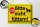 Blechschild Hinweis 40x30cm Stop Bitte nicht füttern (Pferd)