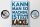 Blechschild Spruch 30x40cm  Kann man so machen