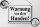 Blechschild Hinweis 40x30cm Warnung vor den Hunden (s/w)