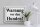 Blechschild Hinweis 40x30cm Warnung vor den Hunden (s/w)