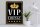 Blechschild Hinweis 30x40cm VIP Lounge Bar (s/w/g)