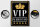 Blechschild Spruch 30x40cm VIP im Ruhestand (s/w)