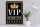 Blechschild Spruch 30x40cm VIP im Ruhestand (s/w)