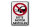 Blechschild Hinweis 30x40cm Bitte Motor abstellen