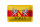 Blechschild Flagge 18x12cm Baden Wappen Wanddeko