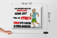 Blechschild Spruch 40x30cm ich befinde mich im Ruhestand