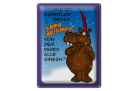 Blechschild Spruch 30x40cm wer ist dieser Lars Krismes