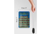 Blechschild Spruch 12x18cm the presidents of United States