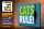 Blechschild Spruch 40x30cm cats rule Katze