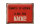 Blechschild Spruch 40x30cm kannste so machen is halt Kacke