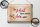 Blechschild Spruch 40x30cm Arbeit kann warten Leben nicht