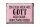 Blechschild Spruch 40x30cm liege hier wie Gott mich schuf
