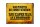Blechschild Spruch 40x30cm Kinder weggeben Katze allergisch