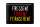 Blechschild Spruch 40x30cm Fressen ficken Fernsehen