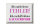 Blechschild Spruch 40x30cm ich mache keine Fehler Schild