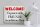 Blechschild Spruch 40x30cm Welcome viele Freunde Haus