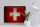Blechschild Flagge 40x30cm Schweiz Fahne