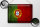Blechschild Flagge 40x30cm Portugal Fahne