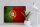 Blechschild Flagge 40x30cm Portugal Fahne