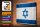 Blechschild Flagge 40x30cm Israel Fahne Wanddeko