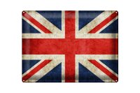 Blechschild Flagge 40x30cm United Kingdom Wanddeko