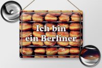 Blechschild Hinweis 40x30cm Ich bin ein Berliner