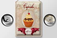 Blechschild Spruch 30x40cm Cupcake Allerbeste
