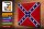 Blechschild Flagge 40x30cm Konföderierte Staaten Amerika