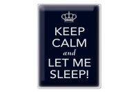 Blechschild Spruch 30x40cm Keep Calm and let me sleep
