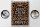 Blechschild Spruch 30x40cm Keep Calm love leopard print