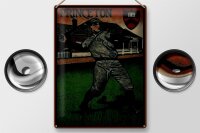 Blechschild Retro 30x40cm Princeton Baseball