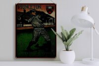 Blechschild Retro 30x40cm Princeton Baseball