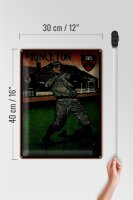 Blechschild Retro 30x40cm Princeton Baseball