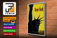 Blechschild Retro 30x40cm New York Statue of Liberty