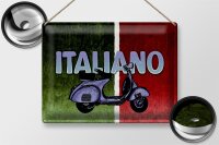 Blechschild Mofa 40x30cm Stile Italiano Italien Scooter