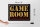 Blechschild Spruch 40x30cm Game room no cheating no fighting