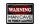 Blechschild Hinweis 40x30cm Warning Man Cave no woman