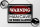 Blechschild Hinweis 40x30cm Warning Man Cave no woman