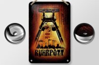 Blechschild Spruch 12x18cm Ruhrpott Ruhrgebiet
