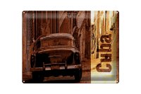 Blechschild Spruch 40x30cm Cuba Auto Oldtimer Retro