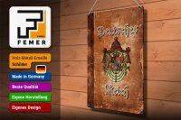 Blechschild Bayern 30x40cm Deutsches Reich Wappen