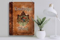 Blechschild Bayern 30x40cm Deutsches Reich Wappen