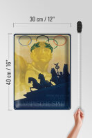 Blechschild Spruch 30x40cm Olympische Spiele Berlin 1936