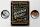 Blechschild Spruch 30x40cm Bourbon Whiskey shots on rocks