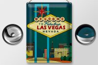 Blechschild Spruch 30x40cm welcome to fabulous las vegas