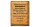 Blechschild Spruch 30x40cm statt Nutellabrot frisches Obst